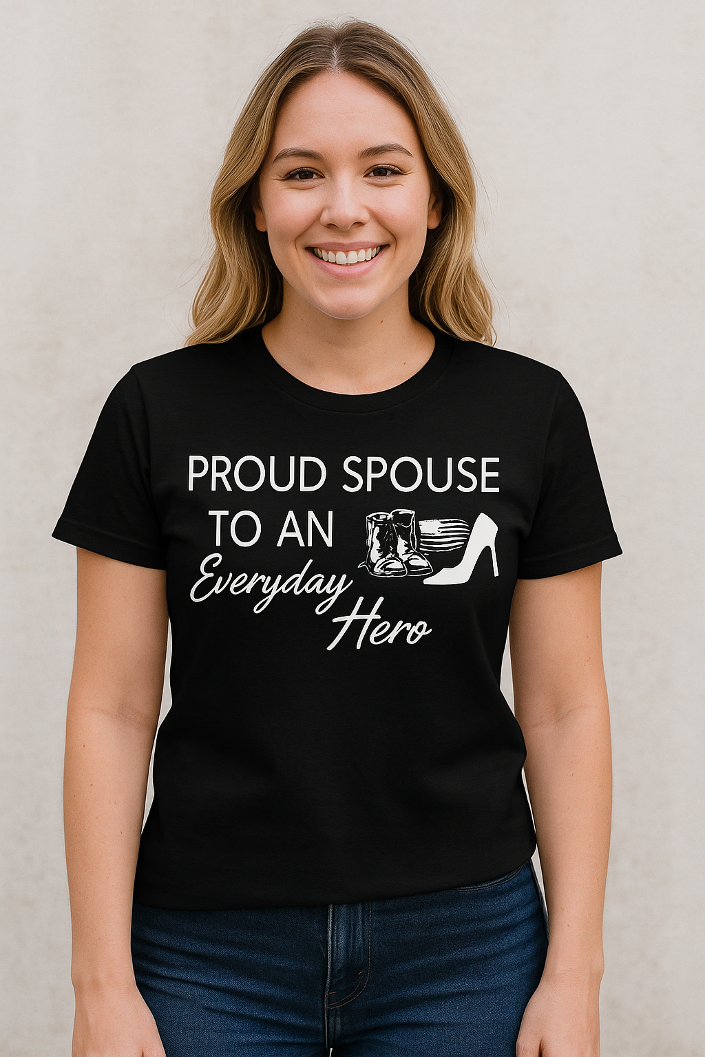 Proud Spouse to an Everyday Hero Tee
