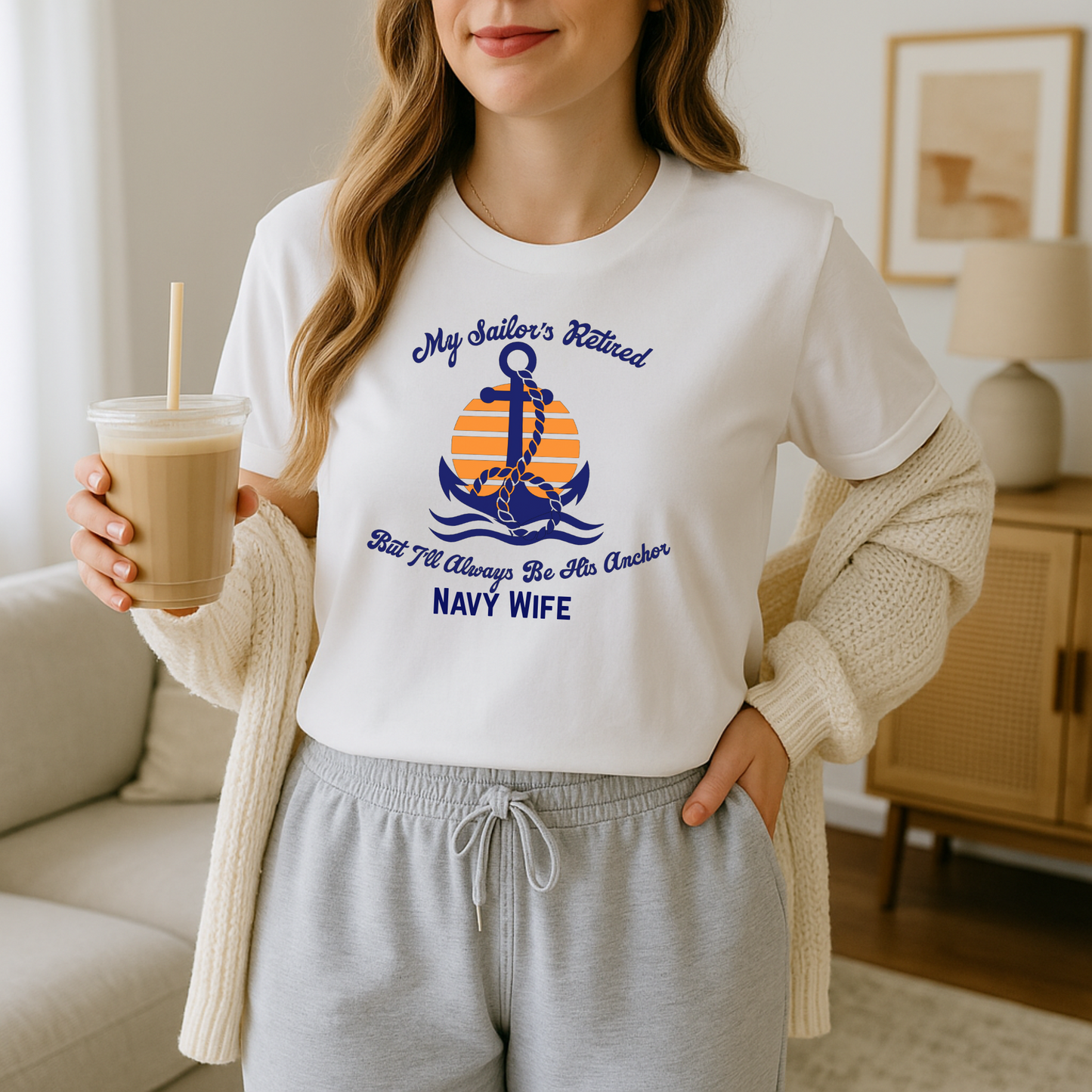 My Sailor’s Retired – Navy Wife Tee