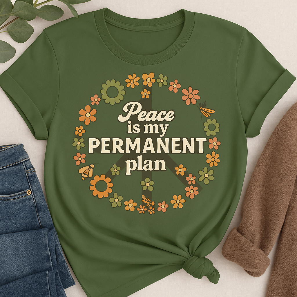 Peace Is My Permanent Plan Tee / Sweatshirt