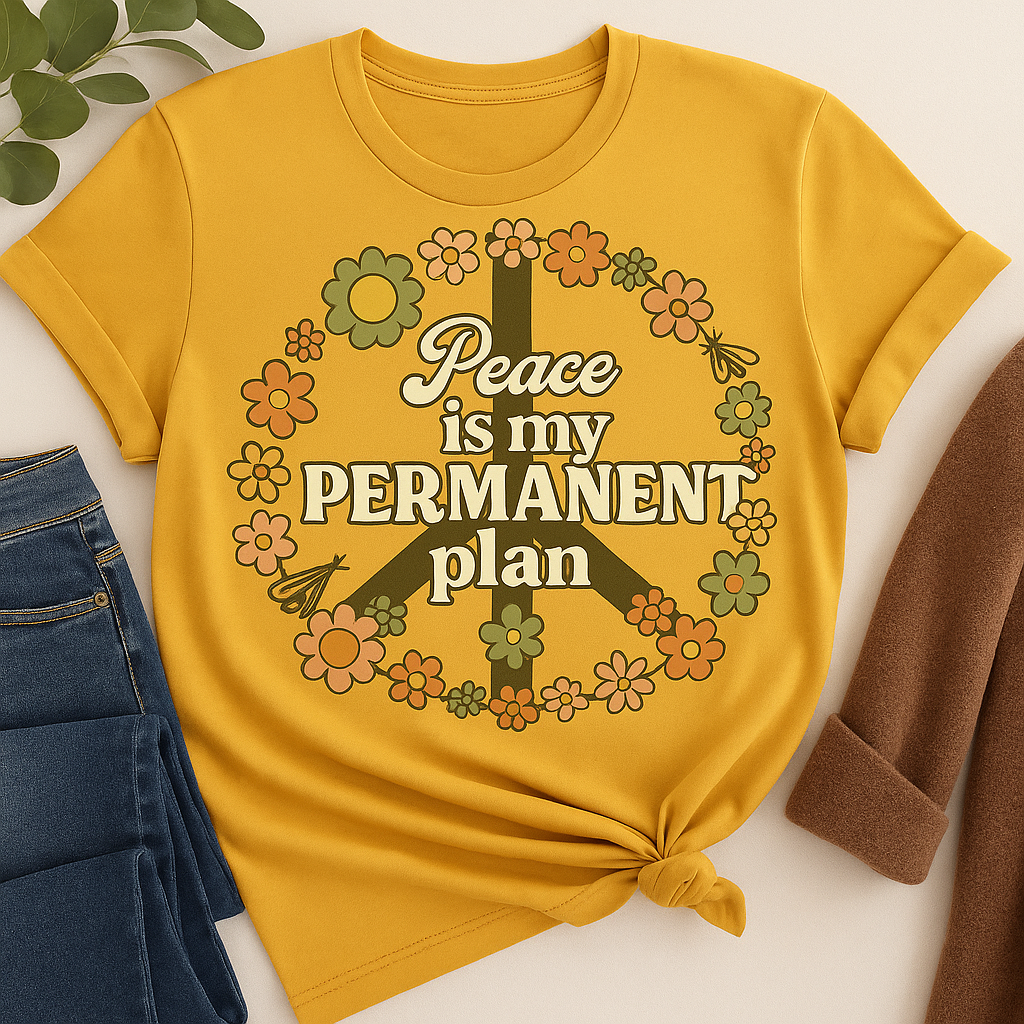 Peace Is My Permanent Plan Tee / Sweatshirt