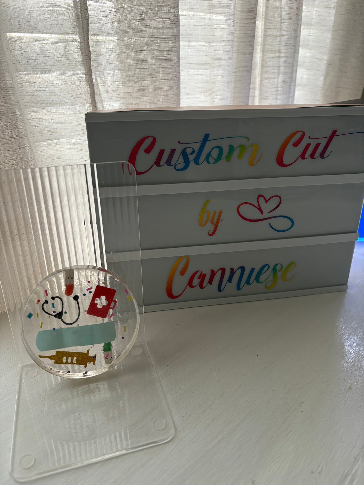 Custom Resin Coasters - Personalized