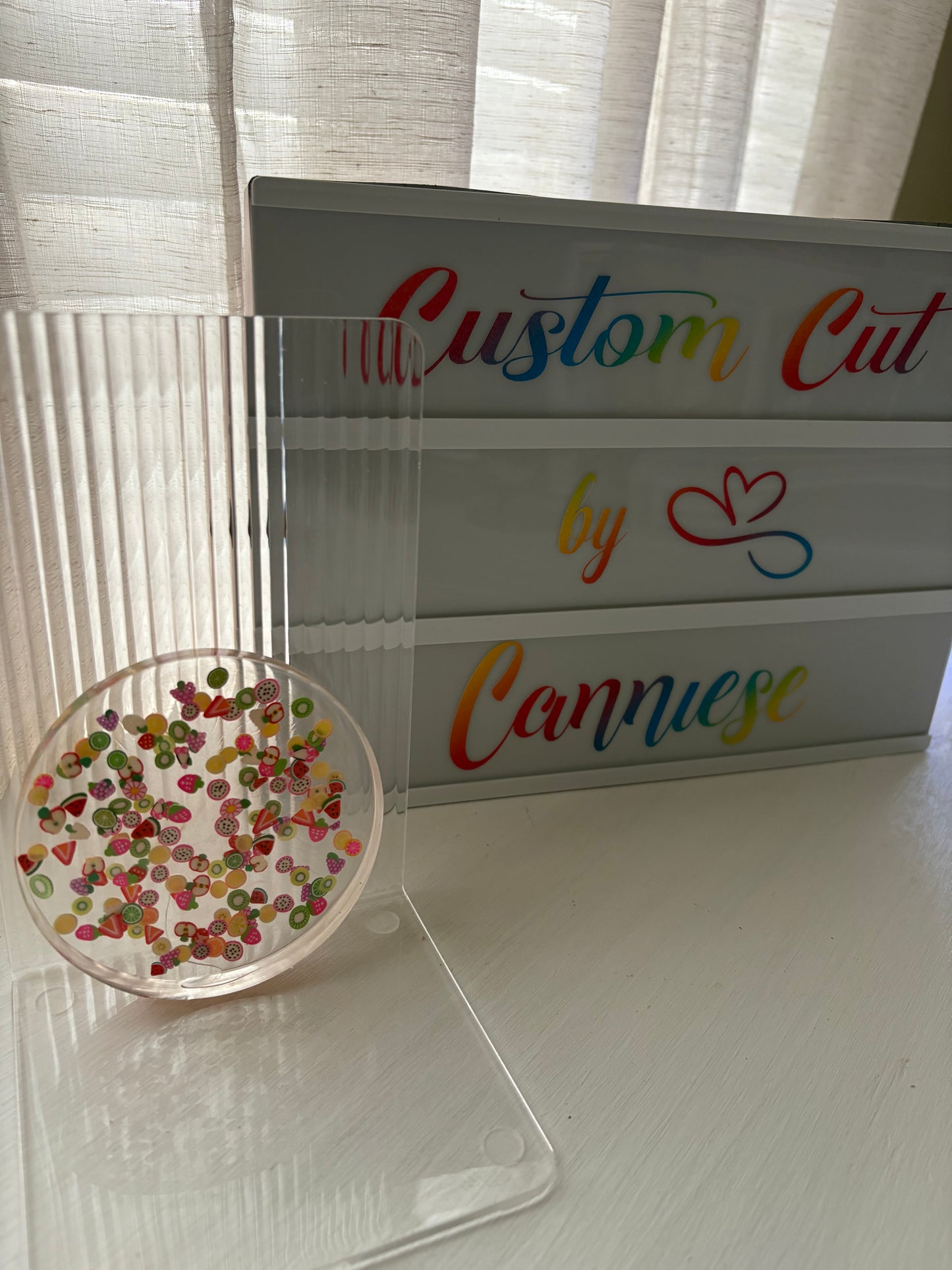 Custom Resin Coasters - Personalized